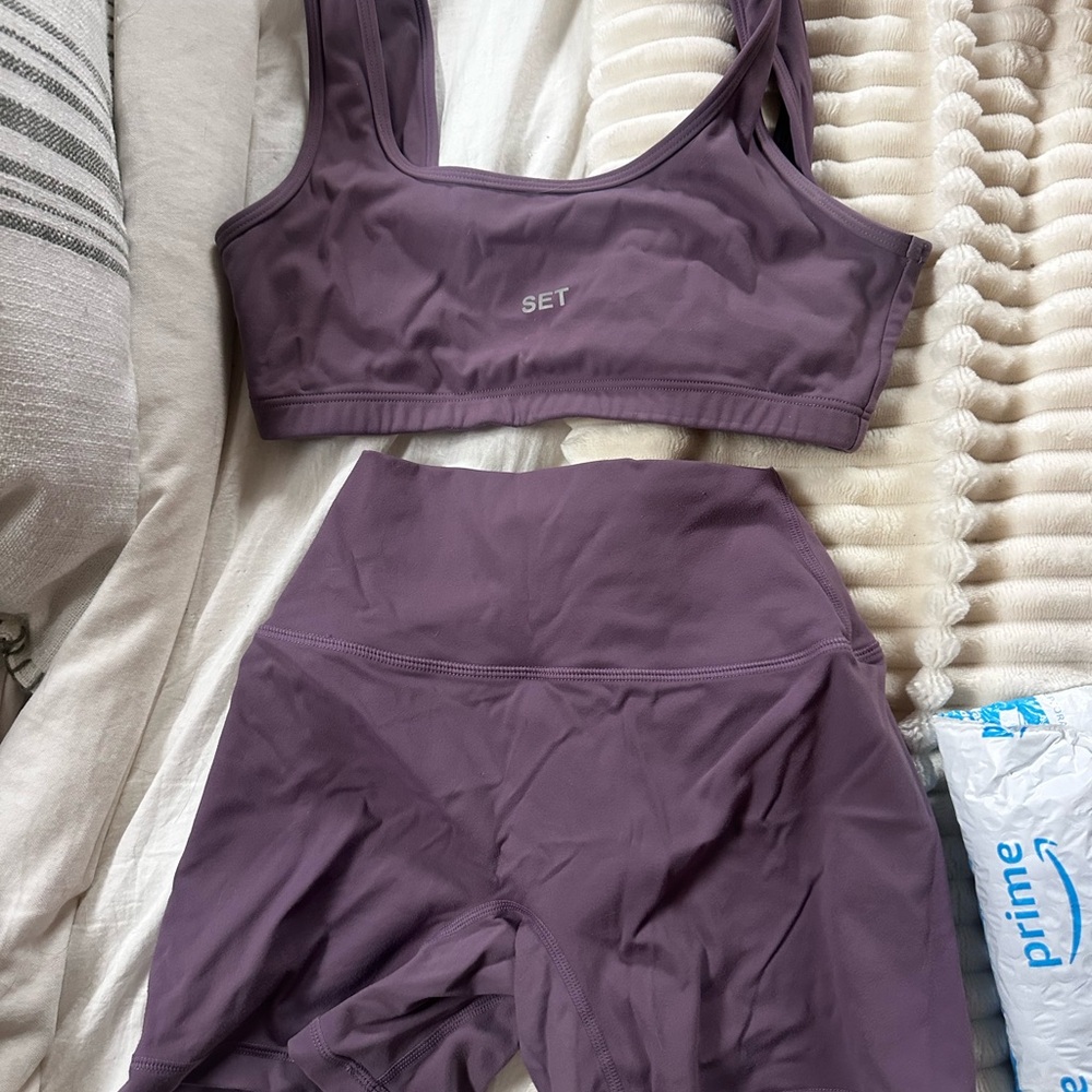 SET Active Purple Athletic Shorts